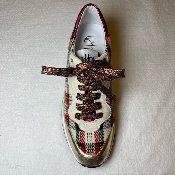 Vaddia Charcoal in Red Tweed Sneaker - Picture 6 of 6